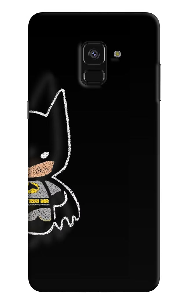 Bat Kitty Samsung A8 plus Hard Case Back Cover by Casekaro