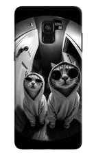 Hood Cats Samsung A8 plus Hard Case Back Cover by Casekaro