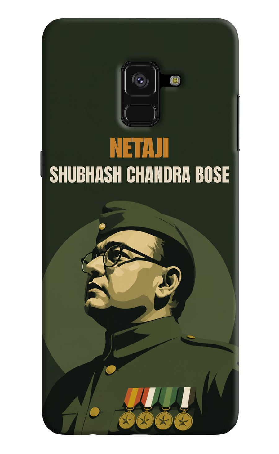 Netaji Legacy Samsung A8 plus Back Cover, Hard case