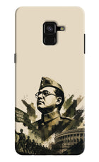 Netaji Rising Samsung A8 plus Hard Case Back Cover by Casekaro