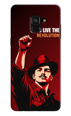Bhagat Singh Revolution Samsung A8 plus Hard Case Back Cover by Casekaro