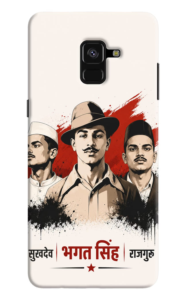 Bhagat Singh Trio Samsung A8 plus Hard Case Back Cover by Casekaro
