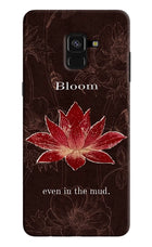 Bloom Samsung A8 plus Hard Case Back Cover by Casekaro