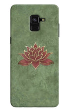 Lotus Grace Samsung A8 plus Hard Case Back Cover by Casekaro