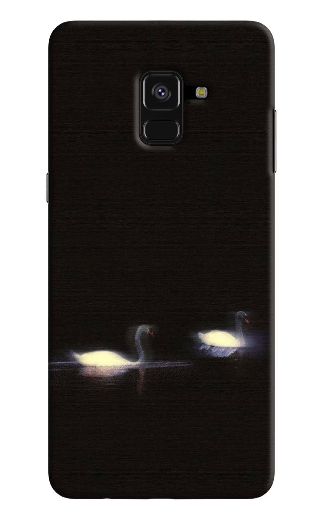 Silent Swans Samsung A8 plus Hard Case Back Cover by Casekaro