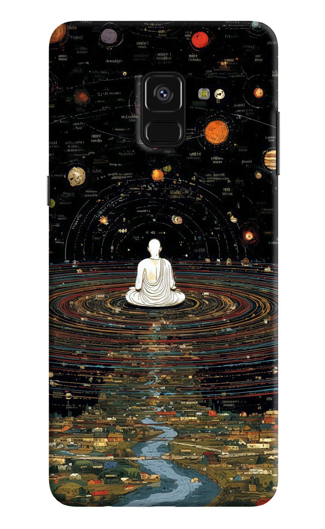 Space Monk Samsung A8 plus Hard Case Back Cover by Casekaro
