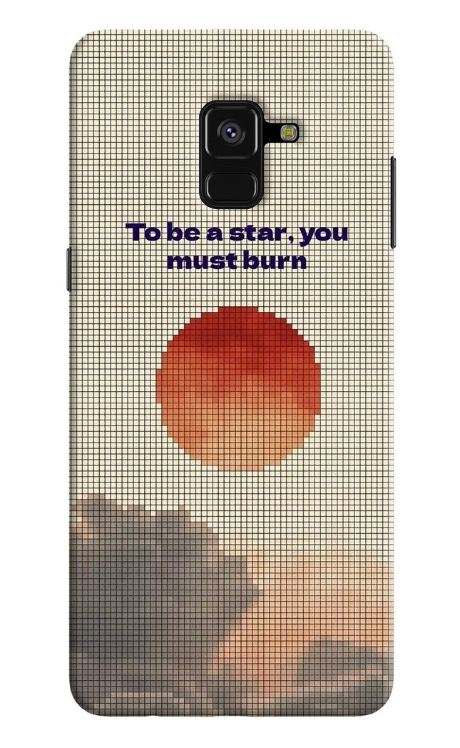 Pixel Sun Samsung A8 plus Hard Case Back Cover by Casekaro