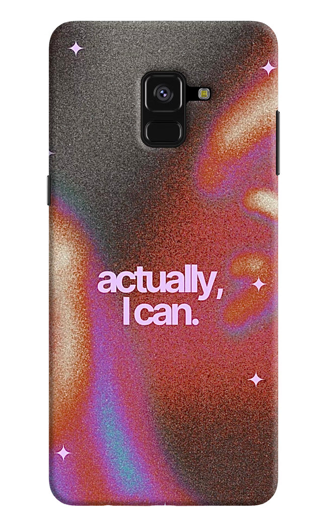 Pink Aura Samsung A8 plus Hard Case Back Cover by Casekaro