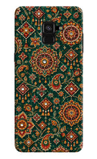 Green Pataka Samsung A8 plus Back Cover