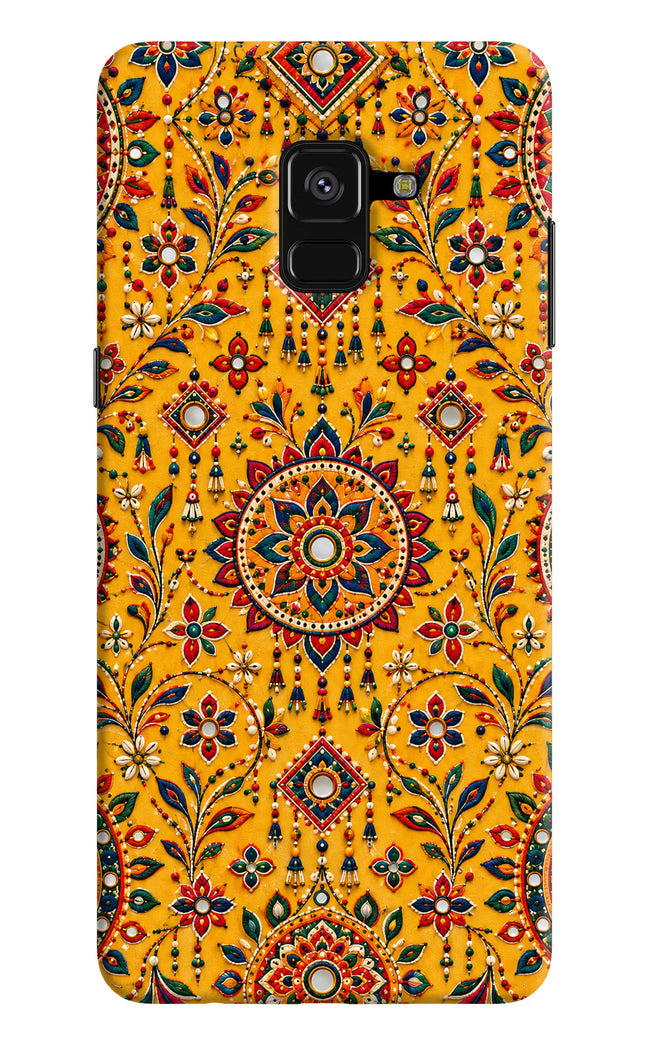 Sunlit Aura Samsung A8 plus Hard Case Back Cover by Casekaro