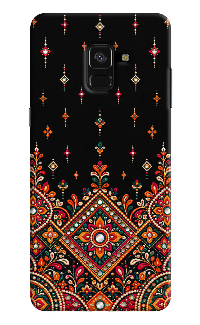 Noir Mehfil Samsung A8 plus Hard Case Back Cover by Casekaro