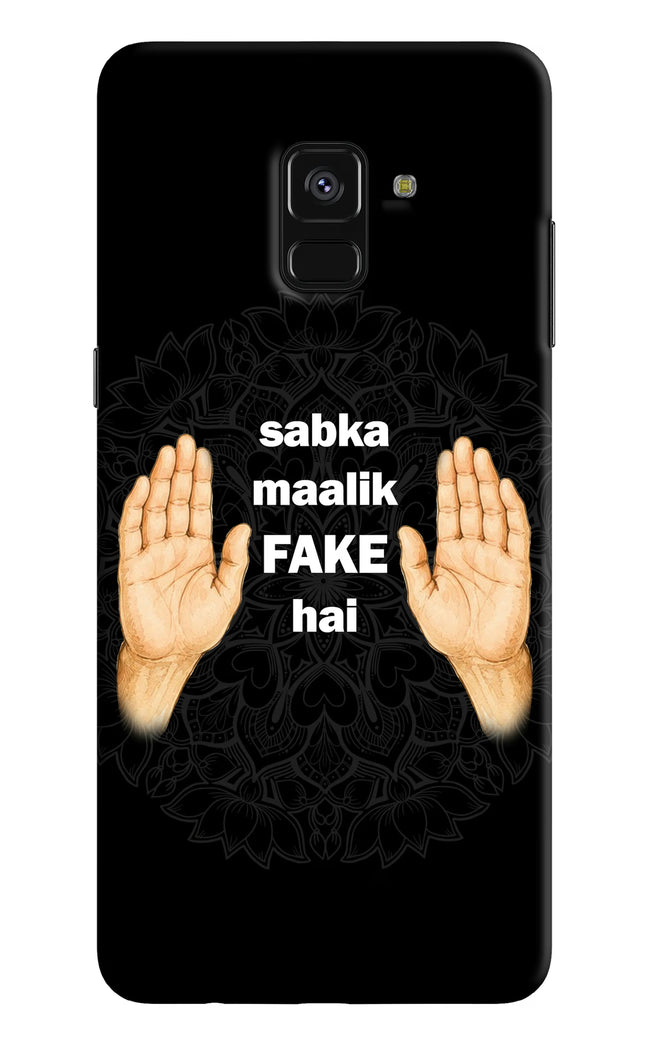 Sabka Malik Fake Samsung A8 plus Hard Case Back Cover by Casekaro