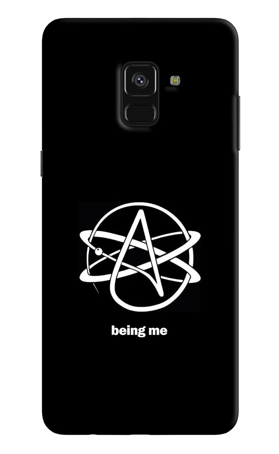 Atheist Symbol Samsung A8 plus Back Cover, Hard case