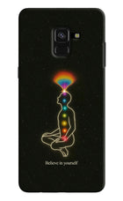 Believe in yourself Samsung A8 plus Hard Case Back Cover by Casekaro