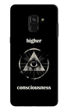 Illuminati Eye Samsung A8 plus Hard Case Back Cover by Casekaro