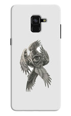 Accurate Angel Samsung A8 plus Hard Case Back Cover by Casekaro