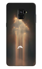 Heavenly Beam Samsung A8 plus Hard Case Back Cover by Casekaro