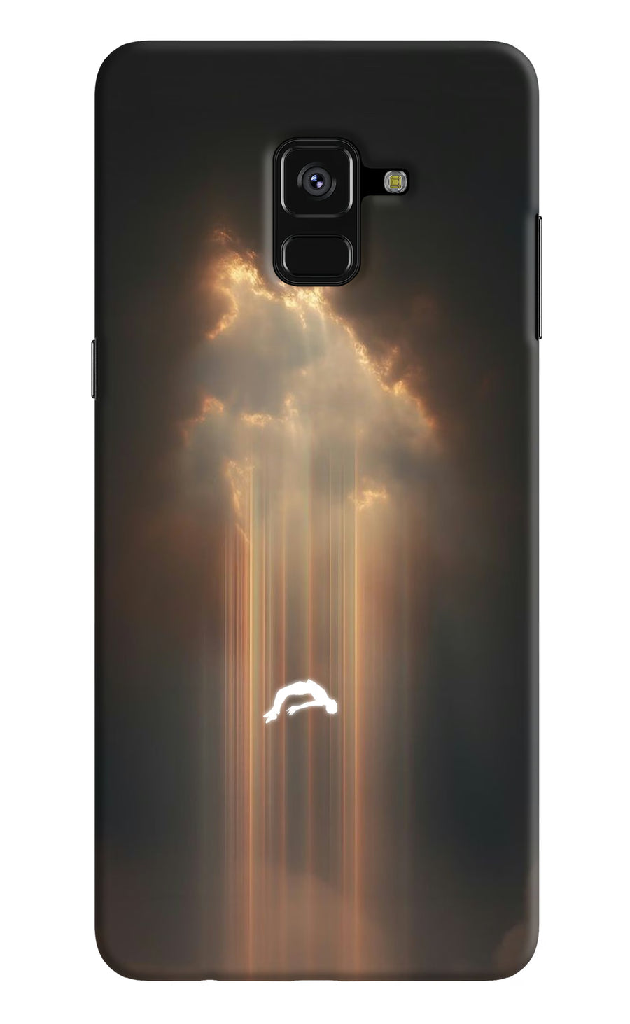 Heavenly Beam Samsung A8 plus Back Cover, Hard case