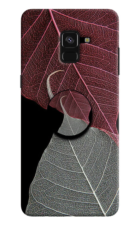 Leaf Pattern Samsung A8 plus Pop Case by Casekaro