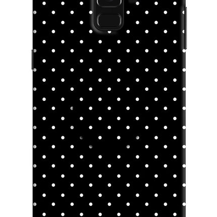 White Dots Samsung A8 plus Pop Case by Casekaro
