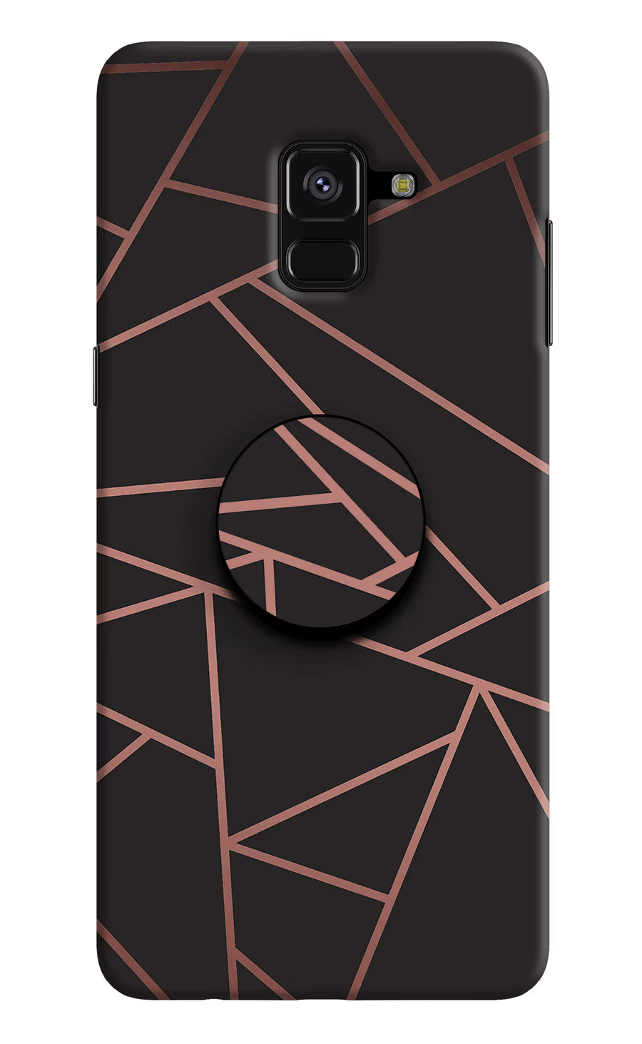 Geometric Pattern Samsung A8 plus Pop Case, Hard case
