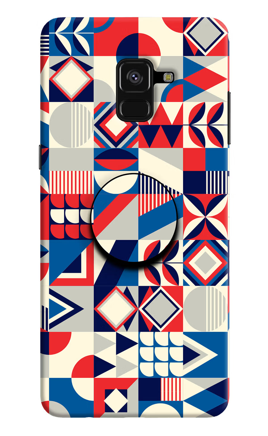 Colorful Pattern Samsung A8 plus Pop Case, Hard case