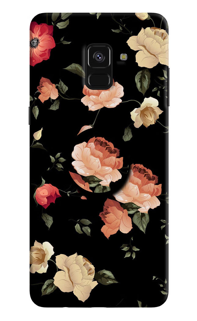 Flowers Samsung A8 plus Pop Case by Casekaro