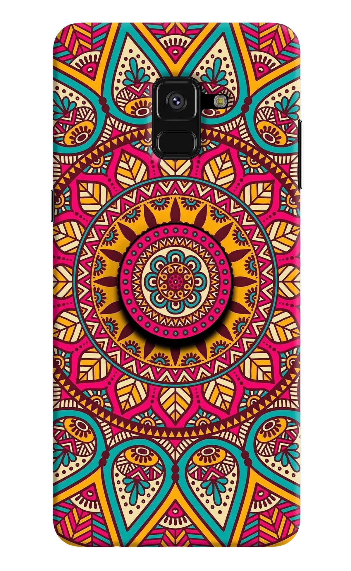 Mandala Samsung A8 plus Pop Case by Casekaro
