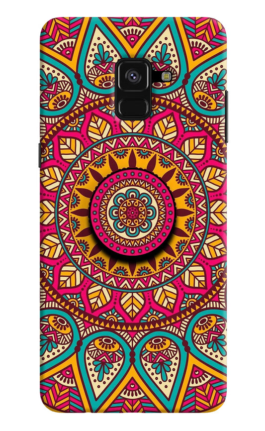 Mandala Samsung A8 plus Pop Case by Casekaro