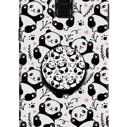 Cute Panda Samsung A8 plus Pop Case by Casekaro