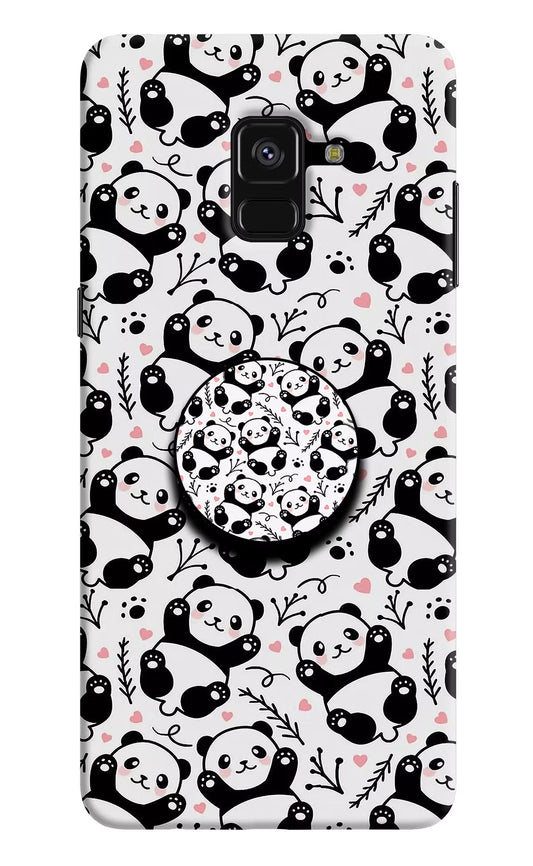 Cute Panda Samsung A8 plus Pop Case by Casekaro