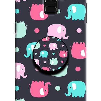 Baby Elephants Samsung A8 plus Pop Case by Casekaro