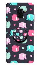 Baby Elephants Samsung A8 plus Pop Case by Casekaro