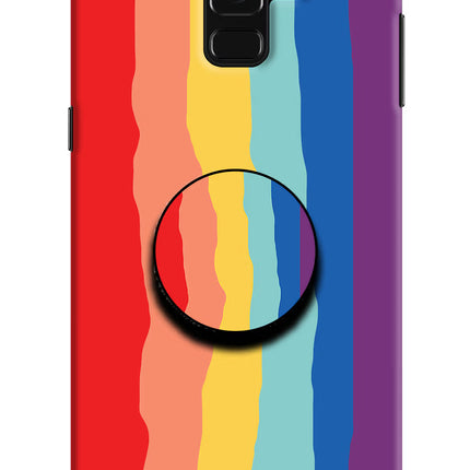 Rainbow Samsung A8 plus Pop Case by Casekaro
