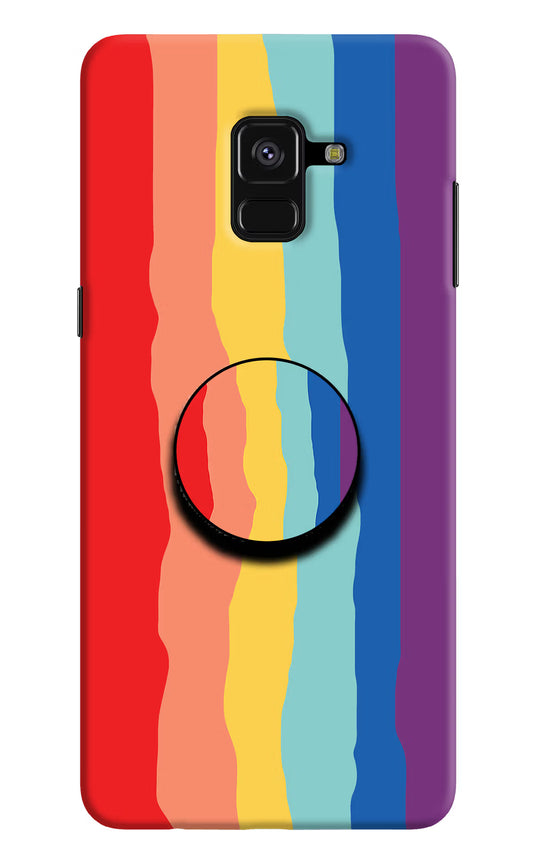 Rainbow Samsung A8 plus Pop Case by Casekaro