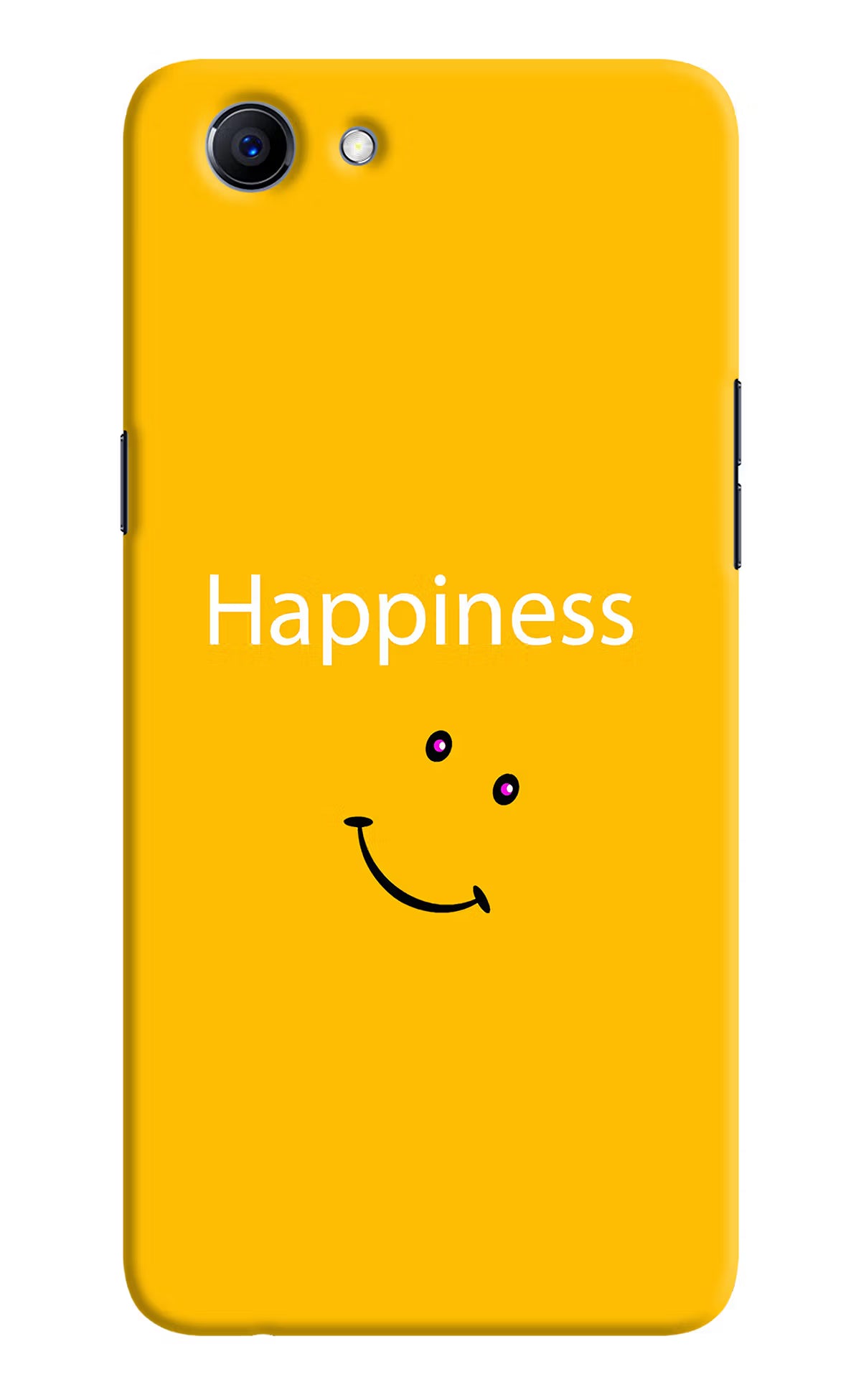 Happiness With Smiley Realme 1 Hard Case Back Cover by Casekaro
