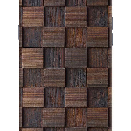 Wooden Cube Design Realme 1 Hard Case Back Cover by Casekaro