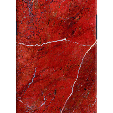 Red Marble Design Realme 1 Hard Case Back Cover by Casekaro
