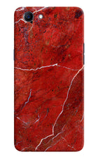 Red Marble Design Realme 1 Hard Case Back Cover by Casekaro