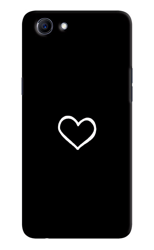 Heart Realme 1 Hard Case Back Cover by Casekaro