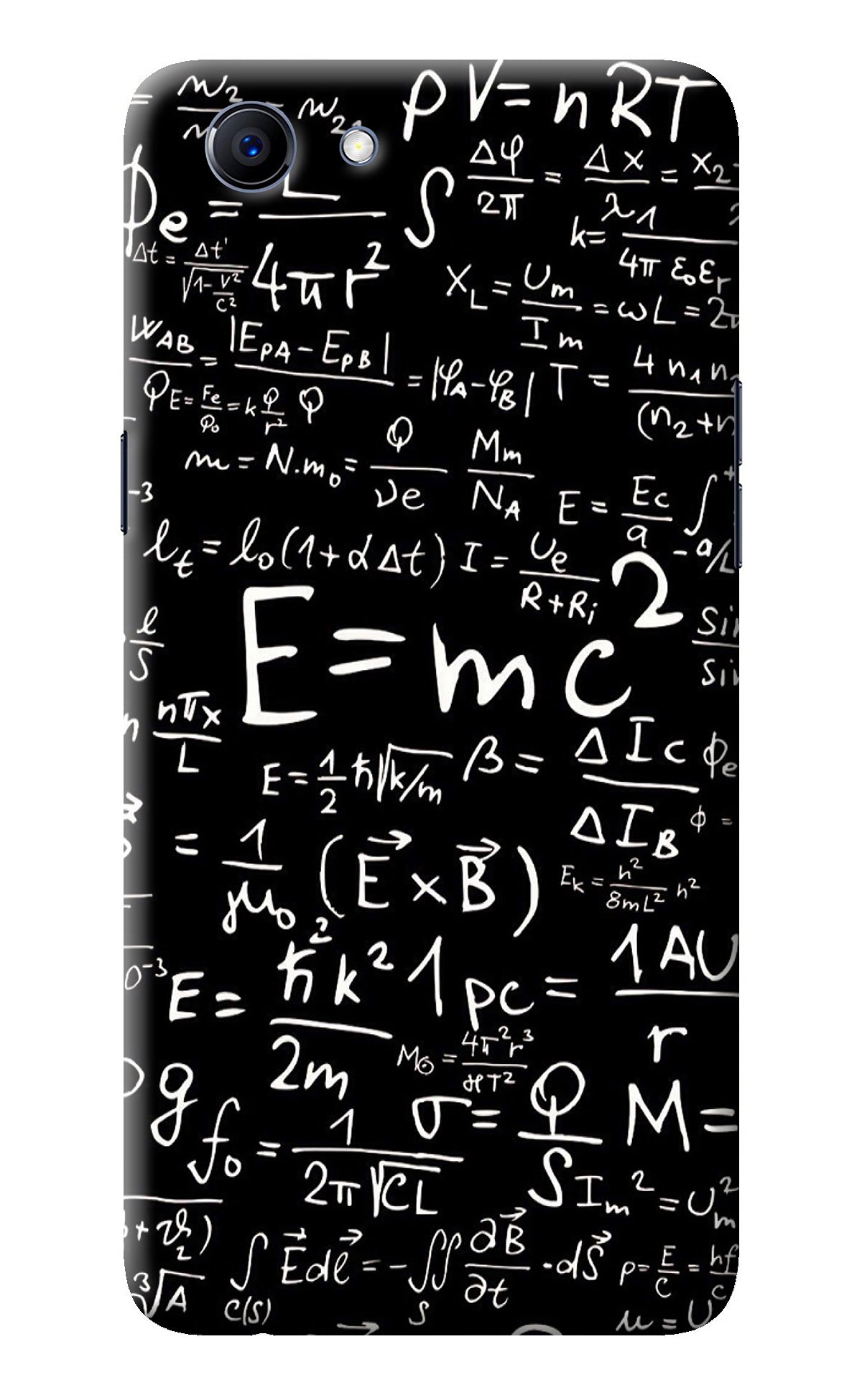 Physics Albert Einstein Formula Realme 1 Back Cover