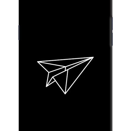 Paper Plane White Realme 1 Hard Case Back Cover by Casekaro