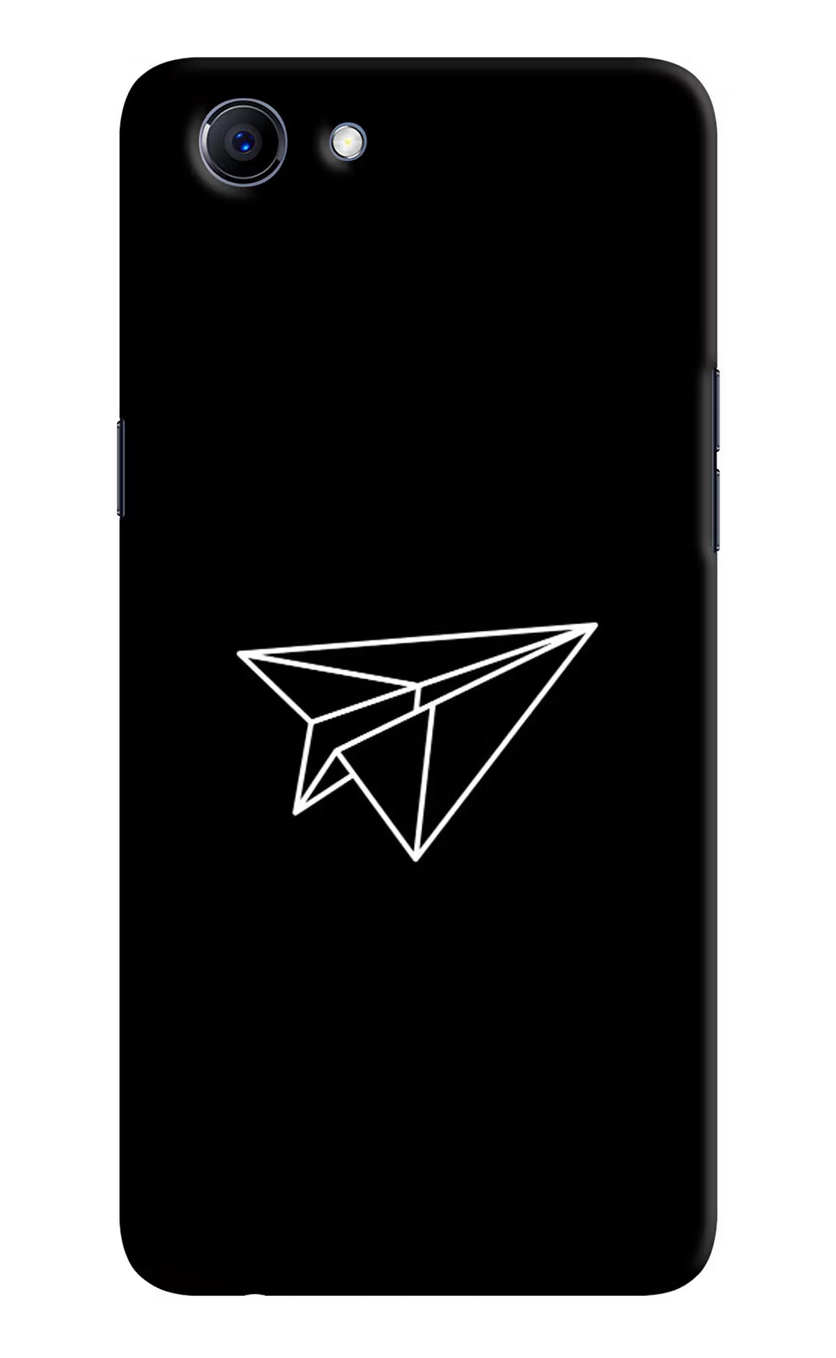 Paper Plane White Realme 1 Hard Case Back Cover by Casekaro