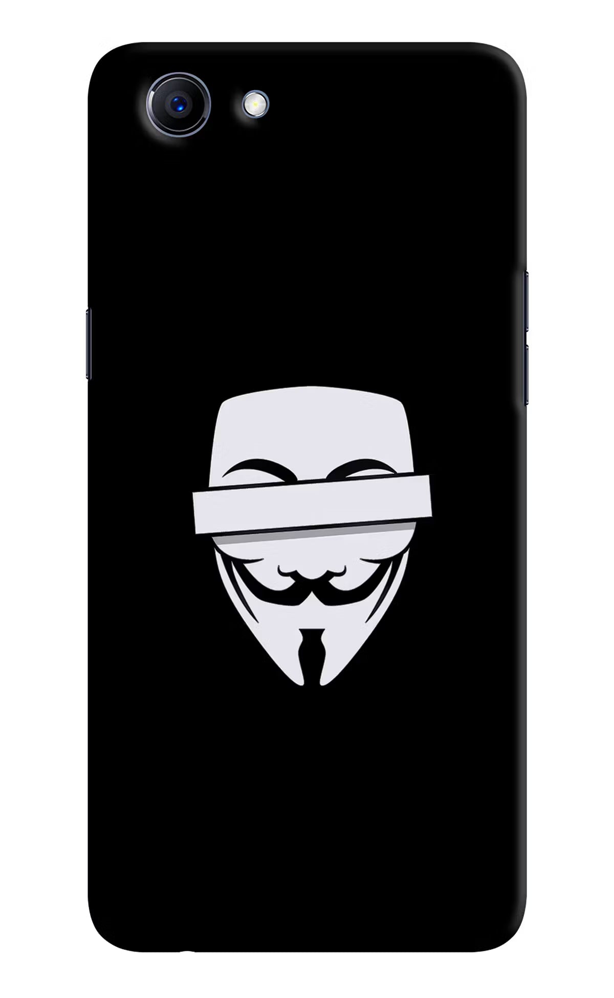Anonymous Face Realme 1 Hard Case Back Cover by Casekaro