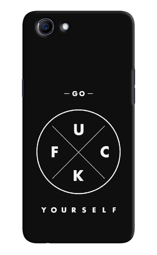 Go Fuck Yourself Realme 1 Hard Case Back Cover by Casekaro