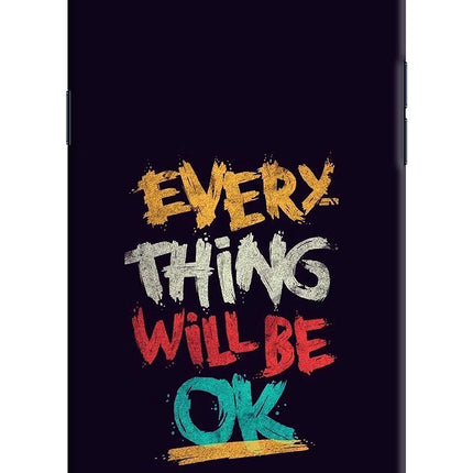 Everything Will Be Ok Realme 1 Hard Case Back Cover by Casekaro