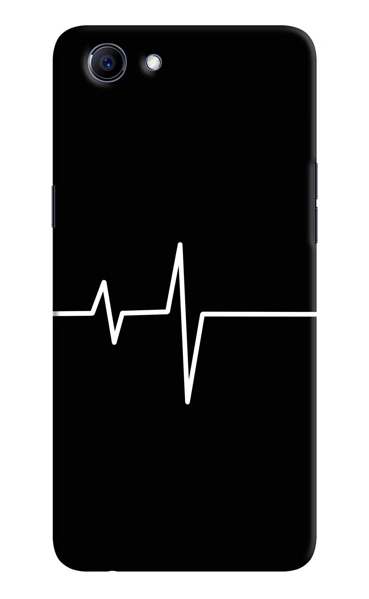 Heart Beats Realme 1 Hard Case Back Cover by Casekaro