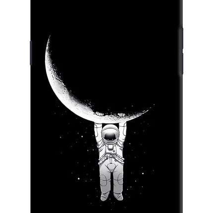 Moon Space Realme 1 Hard Case Back Cover by Casekaro