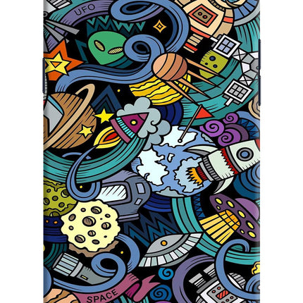 Space Abstract Realme 1 Hard Case Back Cover by Casekaro