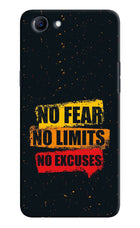 No Fear No Limits No Excuse Realme 1 Hard Case Back Cover by Casekaro